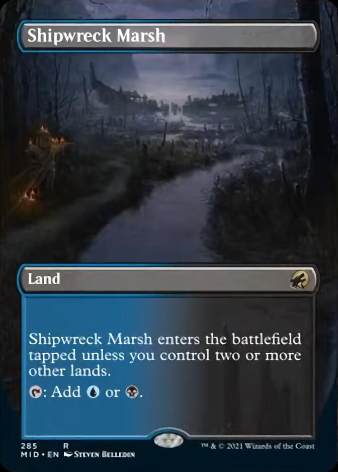 Shipwreck Marsh (Borderless) [Innistrad: Midnight Hunt] | Good Games North