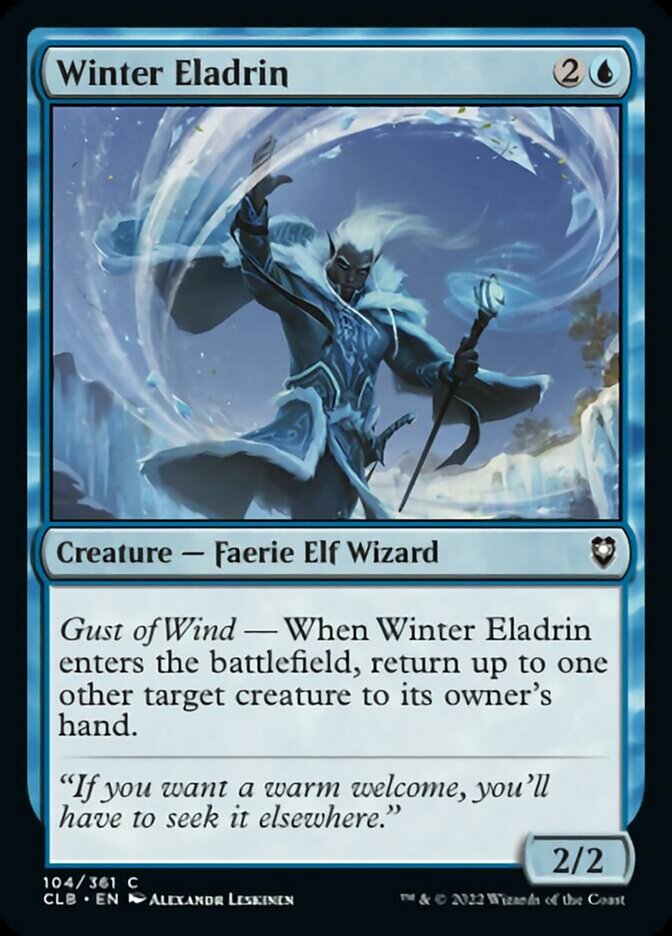 Winter Eladrin [Commander Legends: Battle for Baldur's Gate] | Good Games North