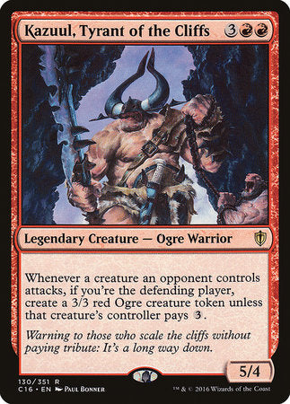 Kazuul, Tyrant of the Cliffs [Commander 2016] | Good Games North