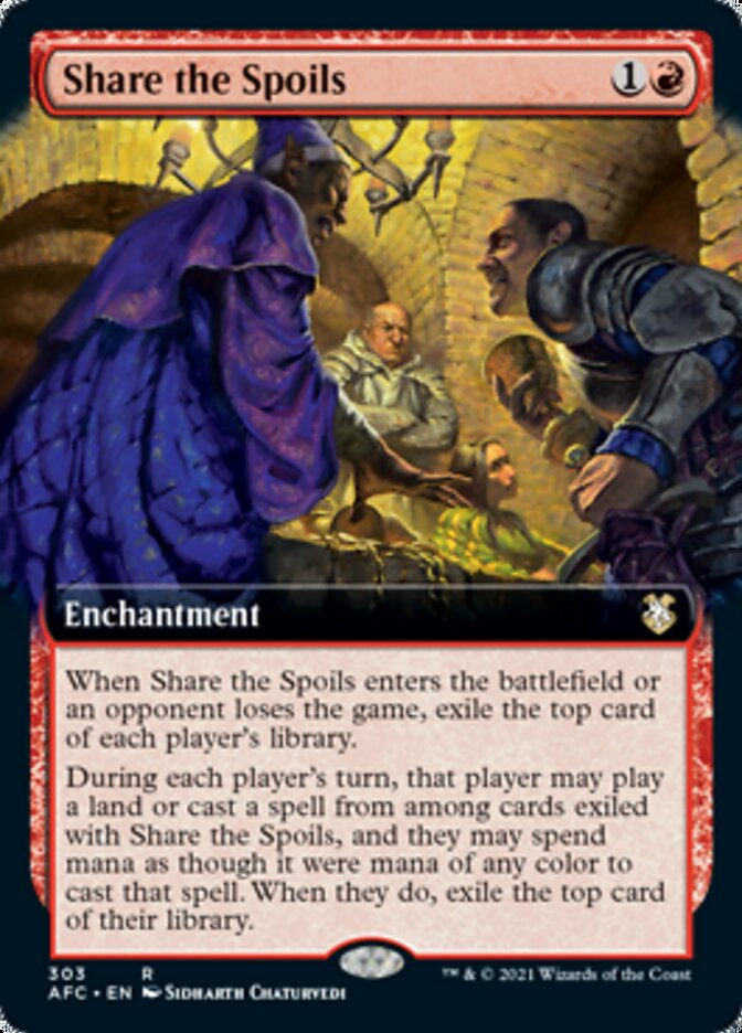 Share the Spoils (Extended) [Dungeons & Dragons: Adventures in the Forgotten Realms Commander] | Good Games North