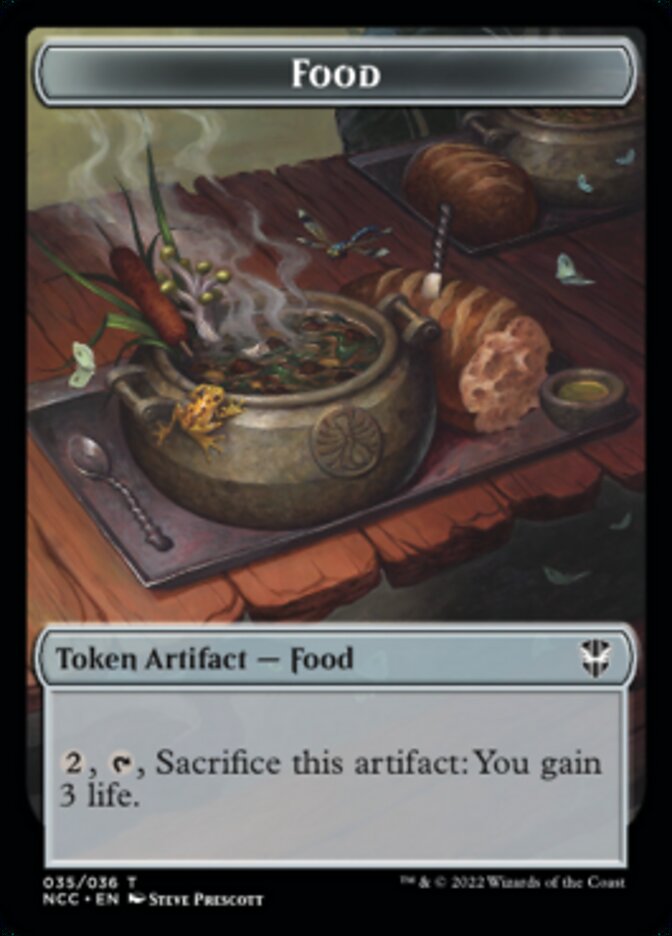 Food // Citizen Double-sided Token [Streets of New Capenna Commander Tokens] | Good Games North