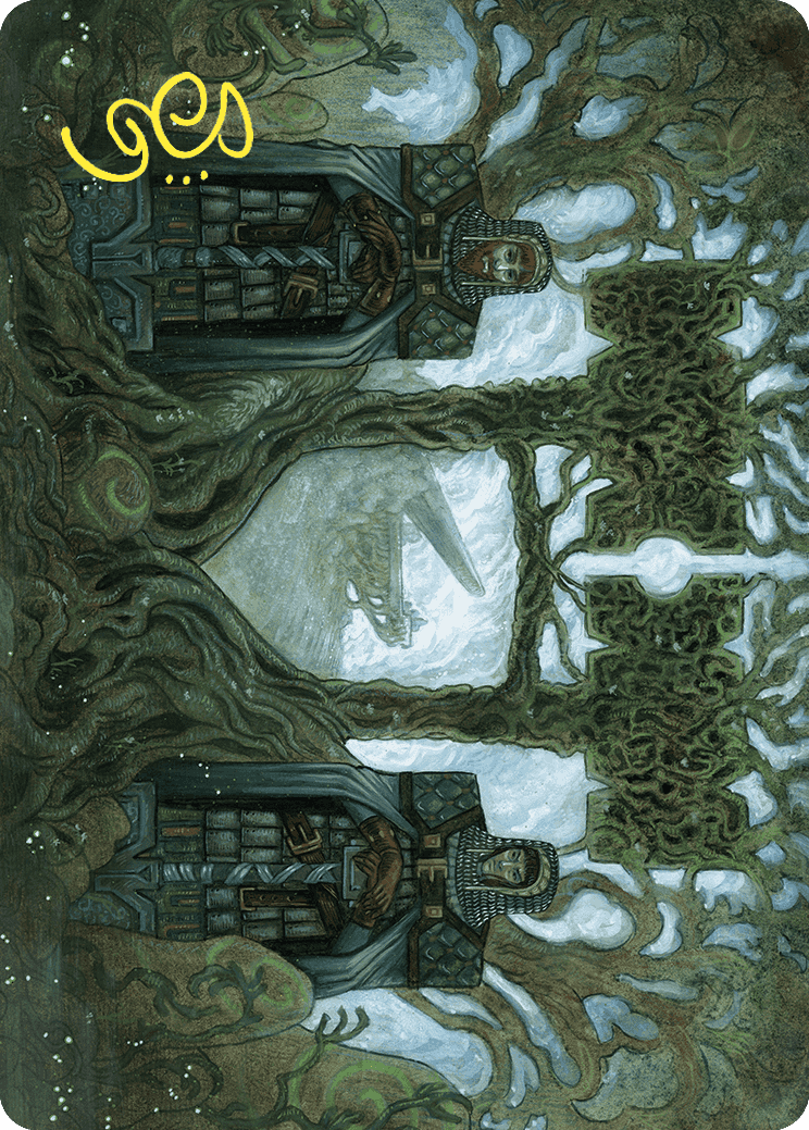 Court of Garenbrig Art Card (Gold-Stamped Signature) [Wilds of Eldraine Art Series] | Good Games North