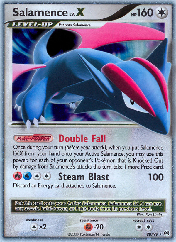 Salamence LV.X (98/99) [Platinum: Arceus] | Good Games North