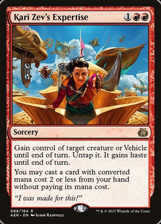 Kari Zev's Expertise [Aether Revolt] | Good Games North