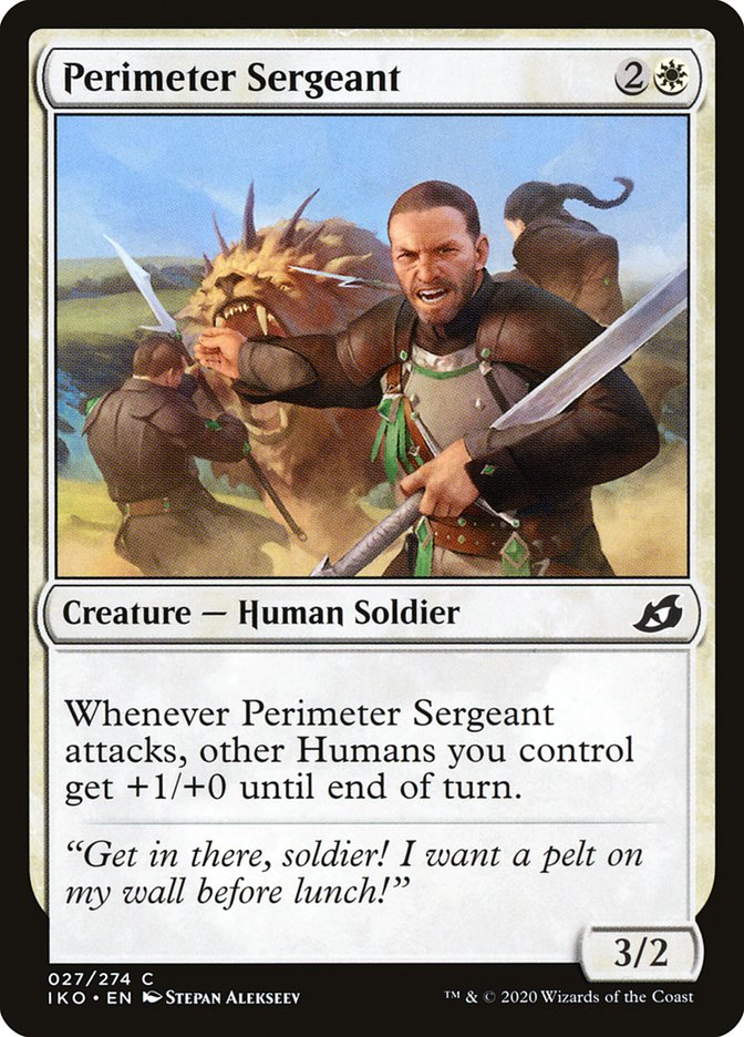 Perimeter Sergeant [Ikoria: Lair of Behemoths] | Good Games North