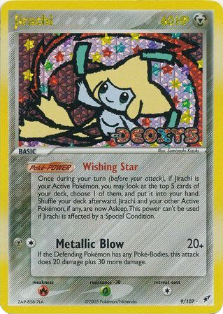 Jirachi (9/107) (Stamped) [EX: Deoxys] | Good Games North