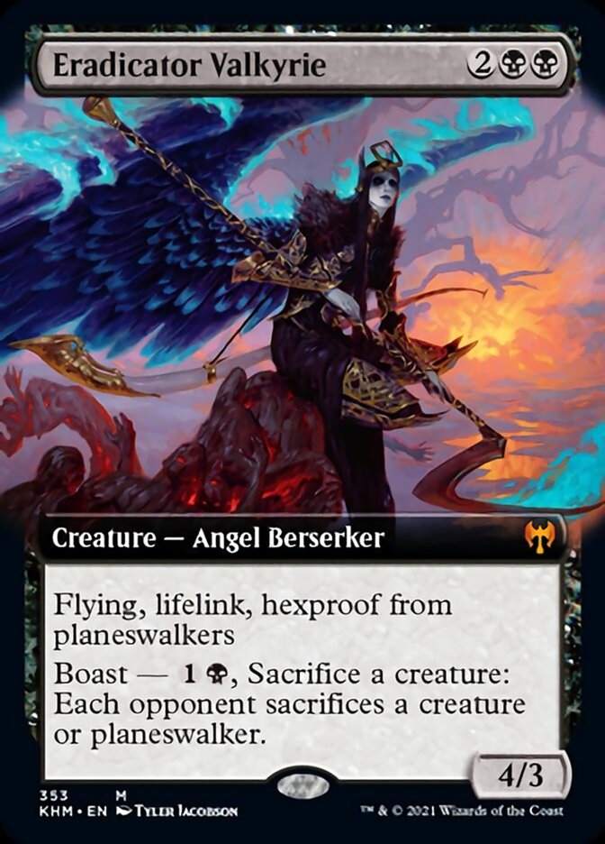 Eradicator Valkyrie (Extended Art) [Kaldheim] | Good Games North