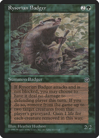 Rysorian Badger [Homelands] | Good Games North