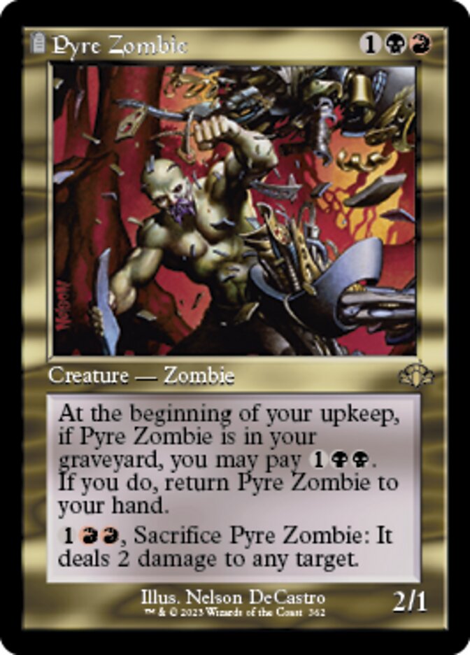 Pyre Zombie (Retro) [Dominaria Remastered] | Good Games North