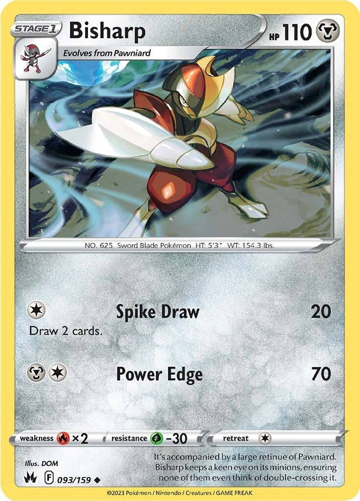 Bisharp (093/159) [Sword & Shield: Crown Zenith] | Good Games North
