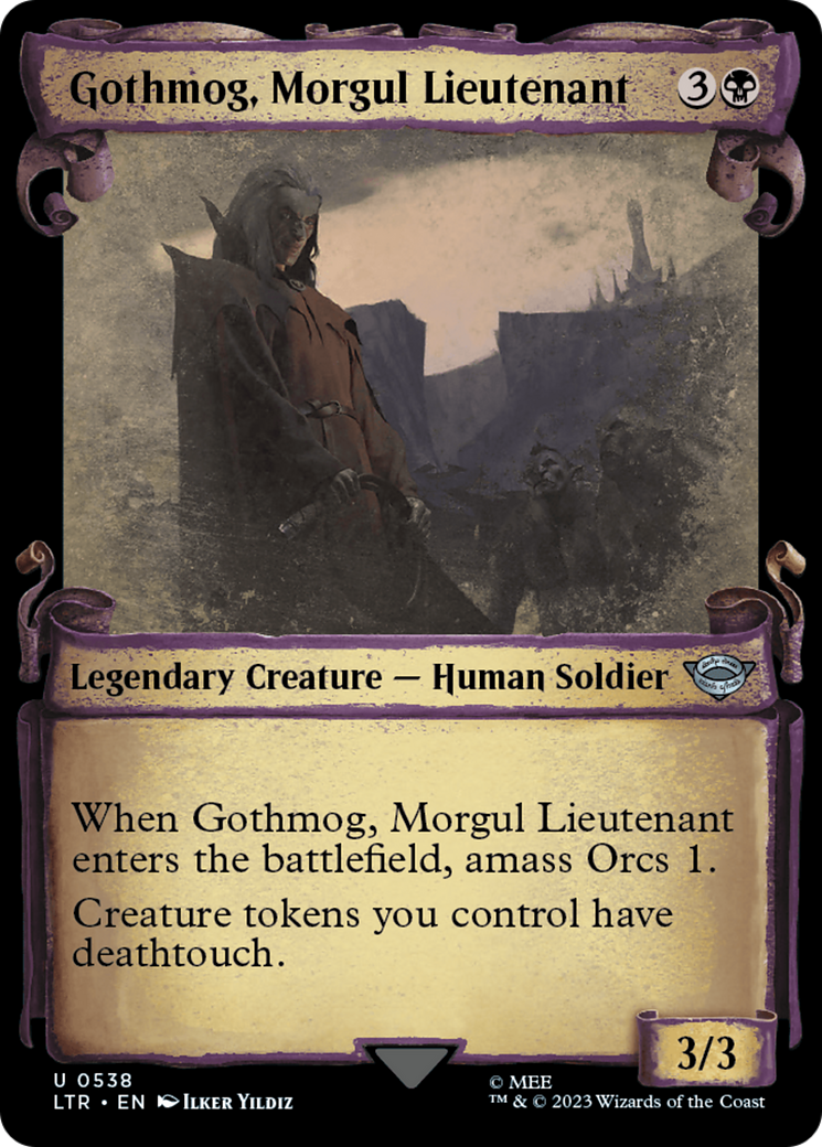 Gothmog, Morgul Lieutenant [The Lord of the Rings: Tales of Middle-Earth Showcase Scrolls] | Good Games North