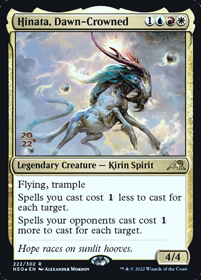 Hinata, Dawn-Crowned [Kamigawa: Neon Dynasty Prerelease Promos] | Good Games North
