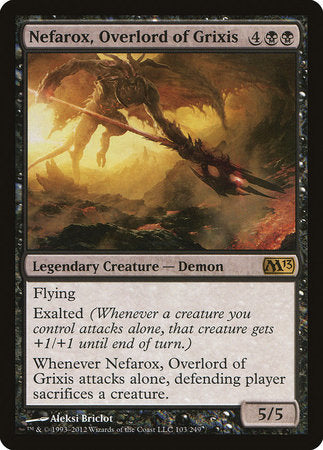 Nefarox, Overlord of Grixis [Magic 2013] | Good Games North