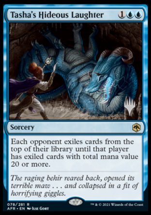 Tasha's Hideous Laughter (Promo Pack) [Dungeons & Dragons: Adventures in the Forgotten Realms Promos] | Good Games North