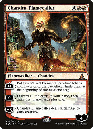 Chandra, Flamecaller [Oath of the Gatewatch Promos] | Good Games North