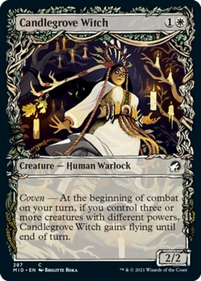 Candlegrove Witch (Showcase Equinox) [Innistrad: Midnight Hunt] | Good Games North