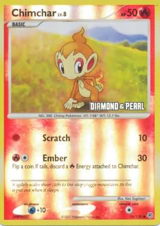 Chimchar (76/130) [Burger King Promos: 2008 Collection] | Good Games North