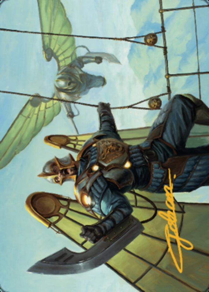 Air Marshal Art Card (Gold-Stamped Signature) [The Brothers' War Art Series] | Good Games North