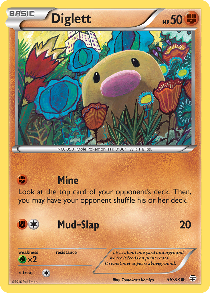 Diglett (38/83) [XY: Generations] | Good Games North