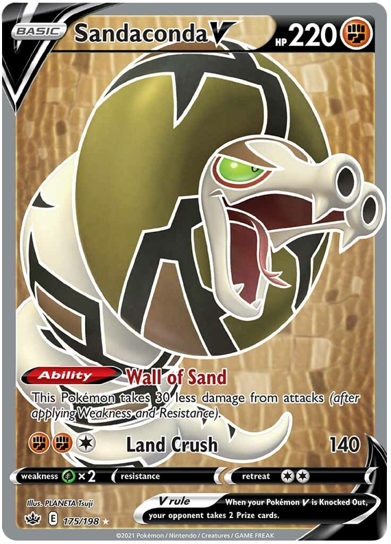 Sandaconda V (175/198) [Sword & Shield: Chilling Reign] | Good Games North
