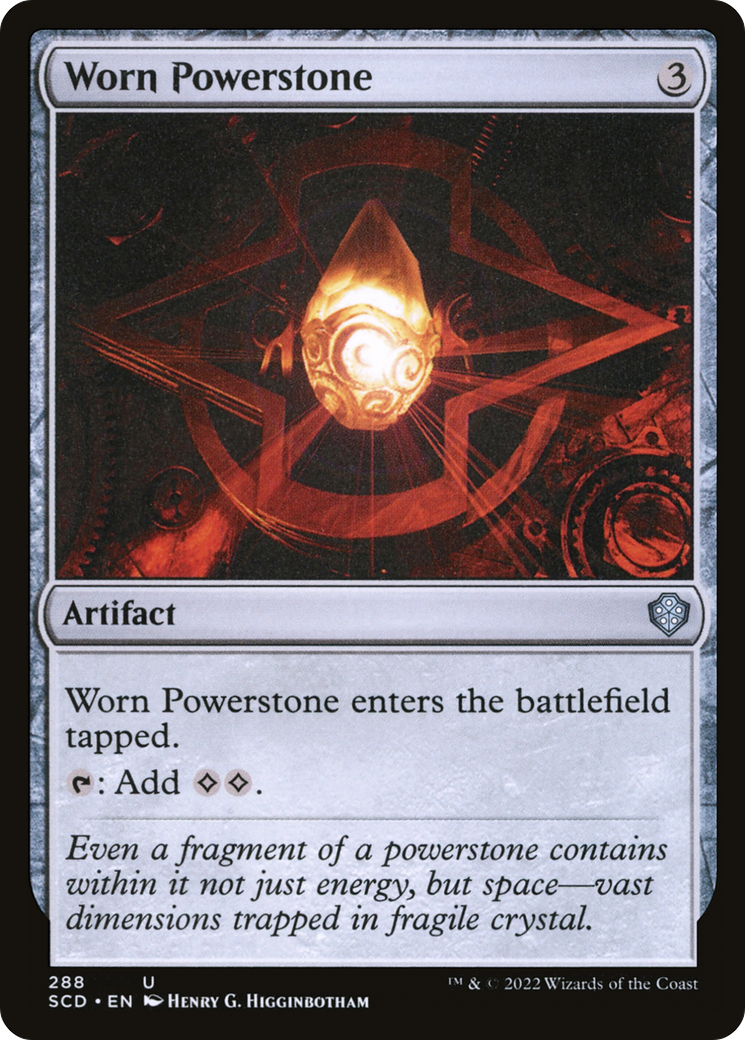 Worn Powerstone [Starter Commander Decks] | Good Games North
