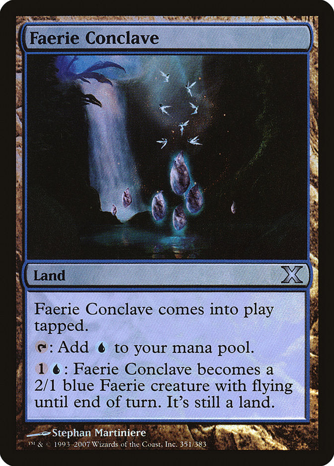 Faerie Conclave (Premium Foil) [Tenth Edition] | Good Games North