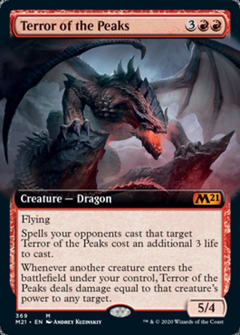 Terror of the Peaks (Extended Art) [Core Set 2021] | Good Games North