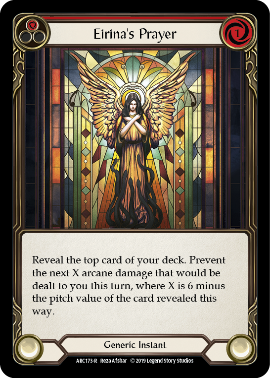 Eirina's Prayer (Red) [ARC173-R] 1st Edition Rainbow Foil | Good Games North