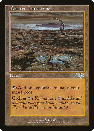 Blasted Landscape [Urza's Saga] | Good Games North