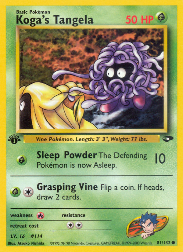 Koga's Tangela (81/132) [Gym Challenge 1st Edition] | Good Games North