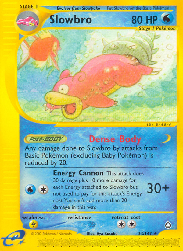 Slowbro (33/147) [Aquapolis] | Good Games North