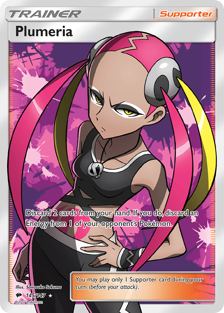 Plumeria (145/147) [Sun & Moon: Burning Shadows] | Good Games North