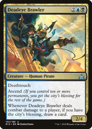 Deadeye Brawler [Rivals of Ixalan] | Good Games North