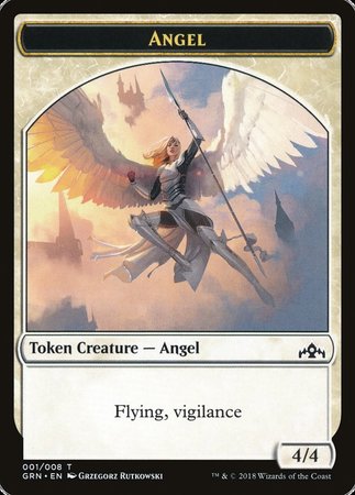 Angel Token [Guilds of Ravnica Tokens] | Good Games North