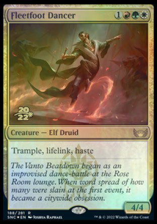 Fleetfoot Dancer [Streets of New Capenna Prerelease Promos] | Good Games North