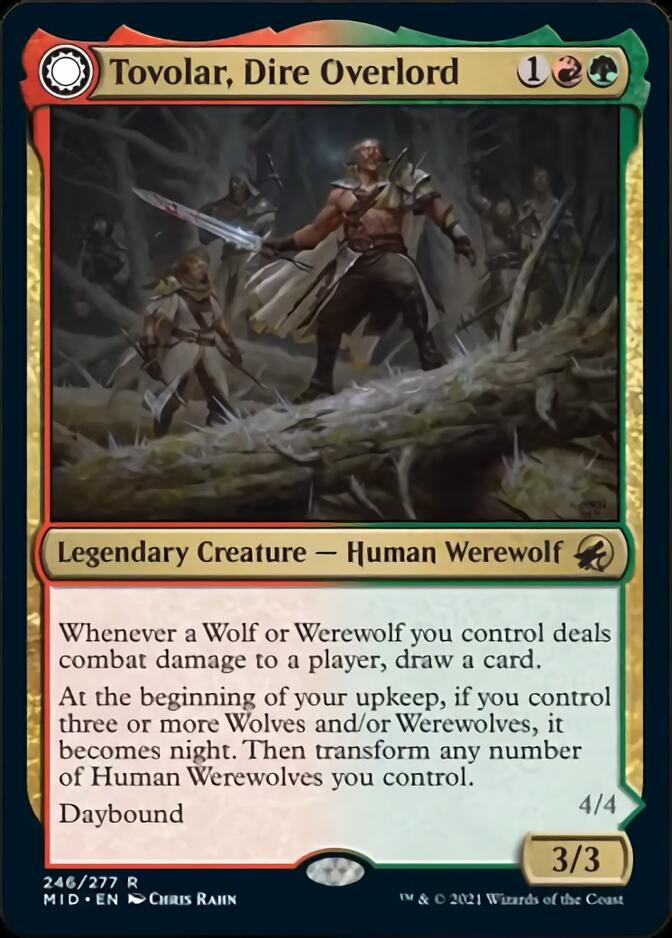 Tovolar, Dire Overlord // Tovolar, the Midnight Scourge [Innistrad: Midnight Hunt] | Good Games North