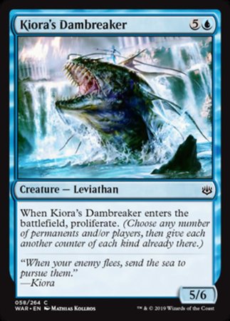 Kiora's Dambreaker [War of the Spark] | Good Games North