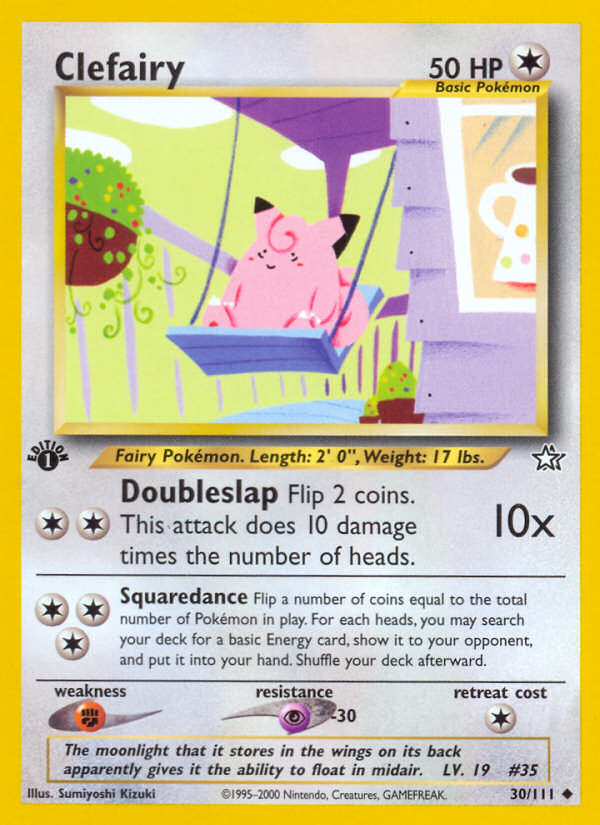 Clefairy (30/111) [Neo Genesis 1st Edition] | Good Games North