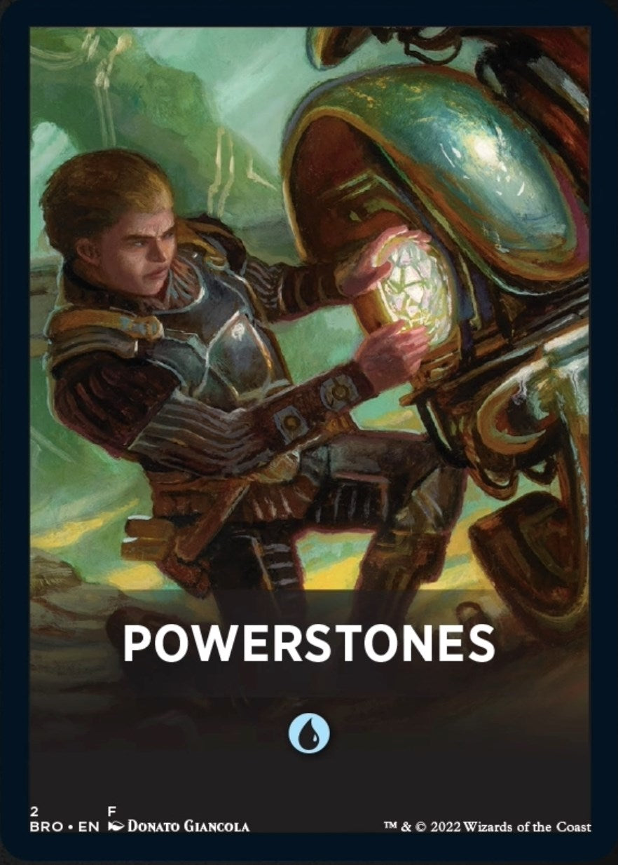 Powerstones Theme Card [The Brothers' War Tokens] | Good Games North
