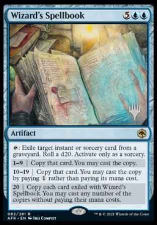 Wizard's Spellbook (Promo Pack) [Dungeons & Dragons: Adventures in the Forgotten Realms Promos] | Good Games North