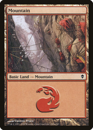 Mountain (245a) [Zendikar] | Good Games North