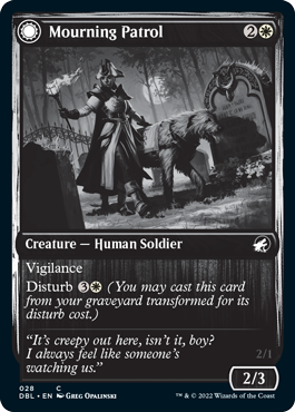 Mourning Patrol // Morning Apparition [Innistrad: Double Feature] | Good Games North