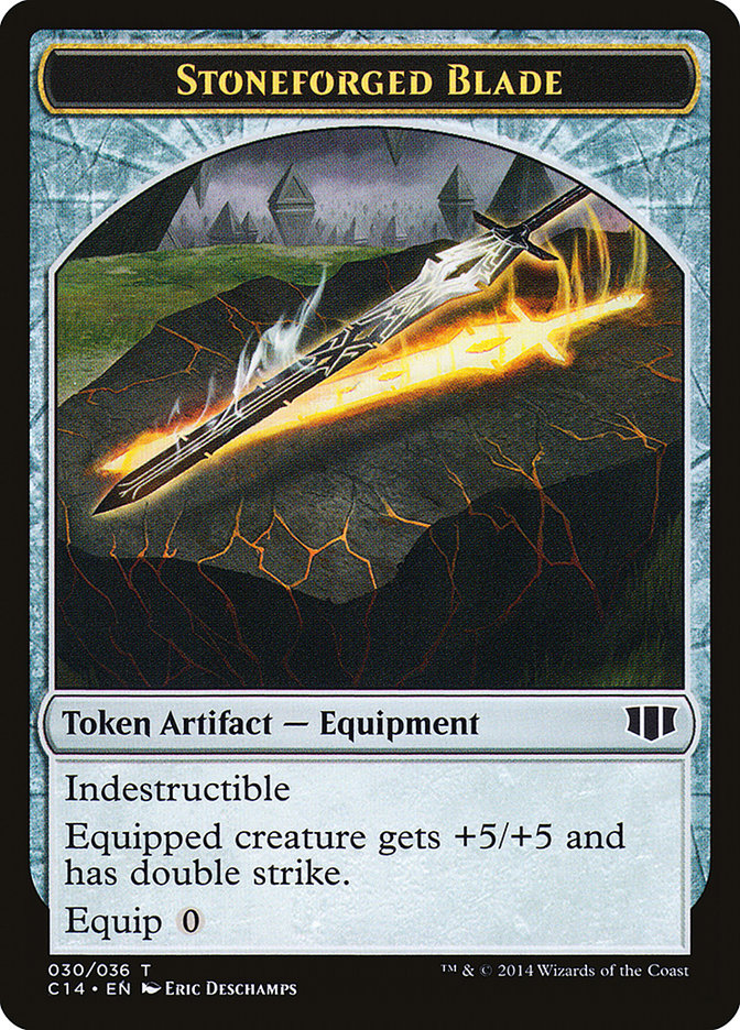 Stoneforged Blade // Germ Double-sided Token [Commander 2014 Tokens] | Good Games North