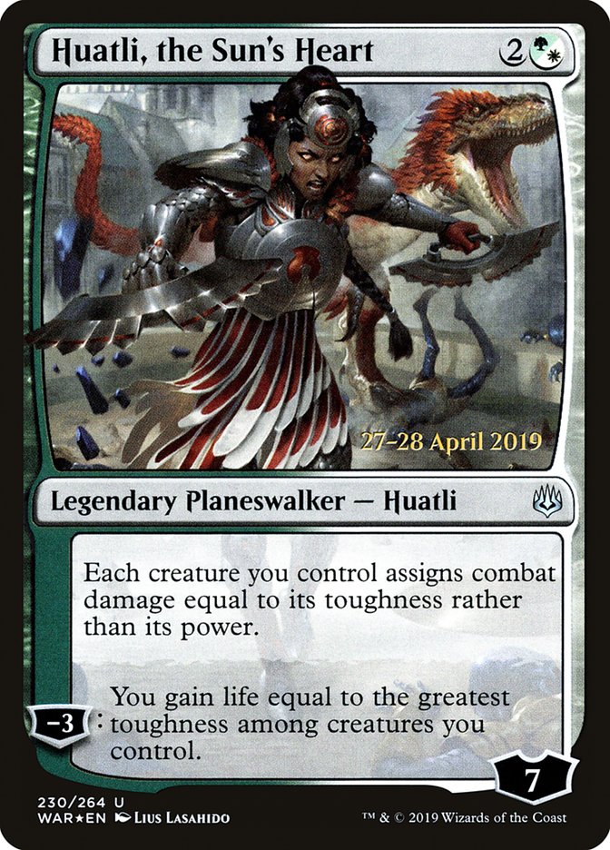 Huatli, the Sun's Heart  [War of the Spark Prerelease Promos] | Good Games North
