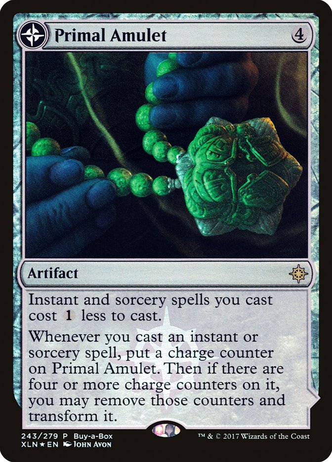 Primal Amulet // Primal Wellspring (Buy-A-Box) [Ixalan Treasure Chest] | Good Games North
