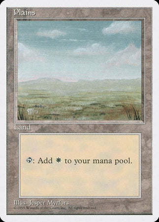 Plains (C) [Fourth Edition] | Good Games North