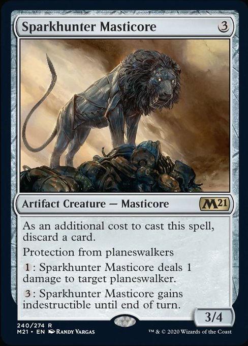 Sparkhunter Masticore [Core Set 2021] | Good Games North