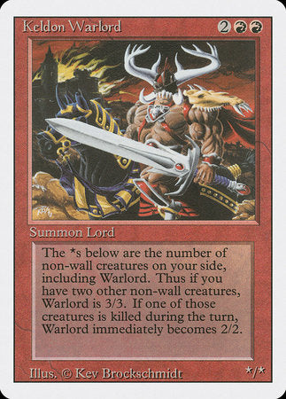 Keldon Warlord [Revised Edition] | Good Games North