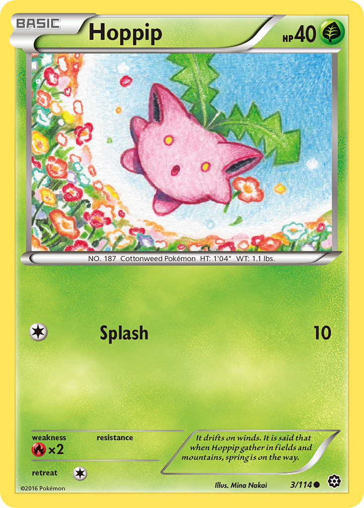Hoppip (3/114) [XY: Steam Siege] | Good Games North