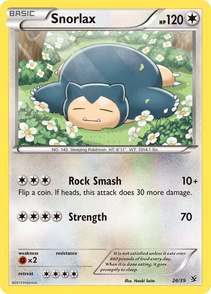 Snorlax (26/39) [XY: Kalos Starter Set] | Good Games North